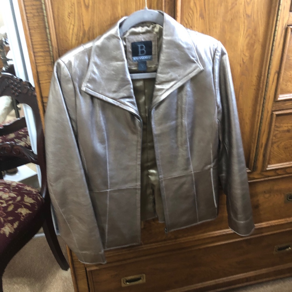 Genuine leather coat